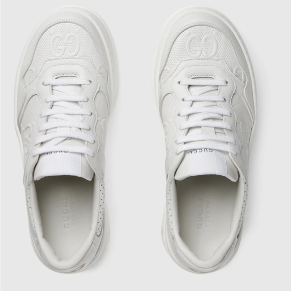 Gucci White Sneakers 38.5 - Picture 6 of 14